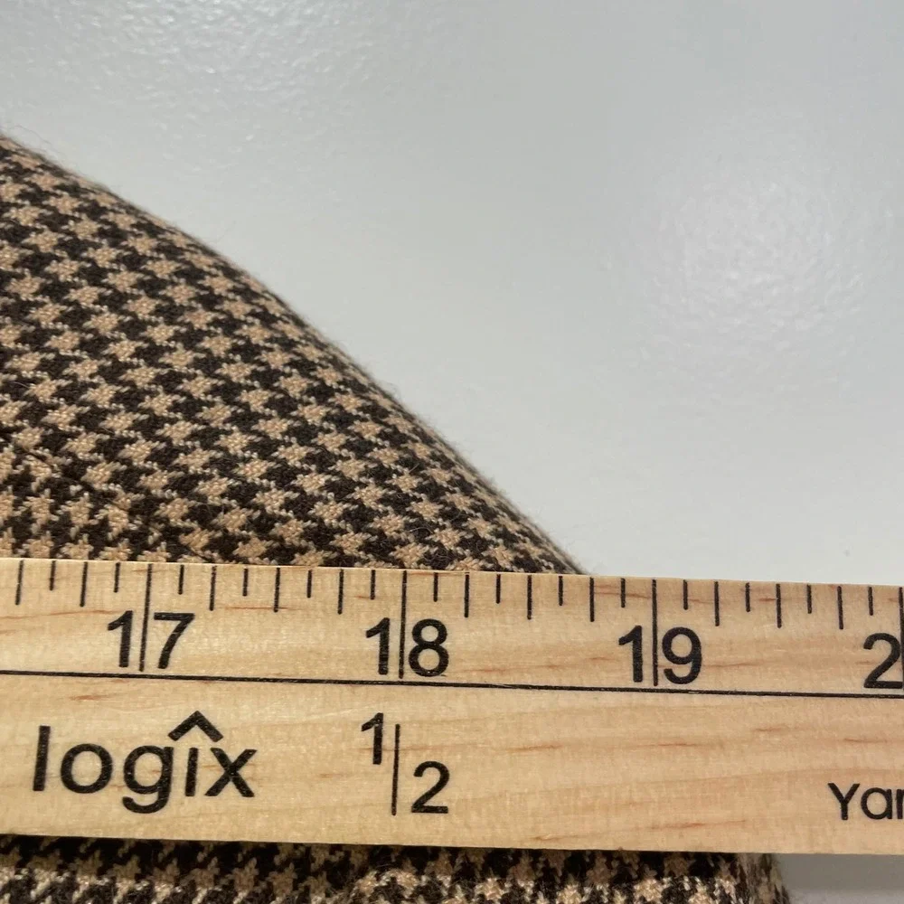 Samuelsohn Mens Houndstooth Sport Coat Blazer Brown Tan The Hound San Francisco